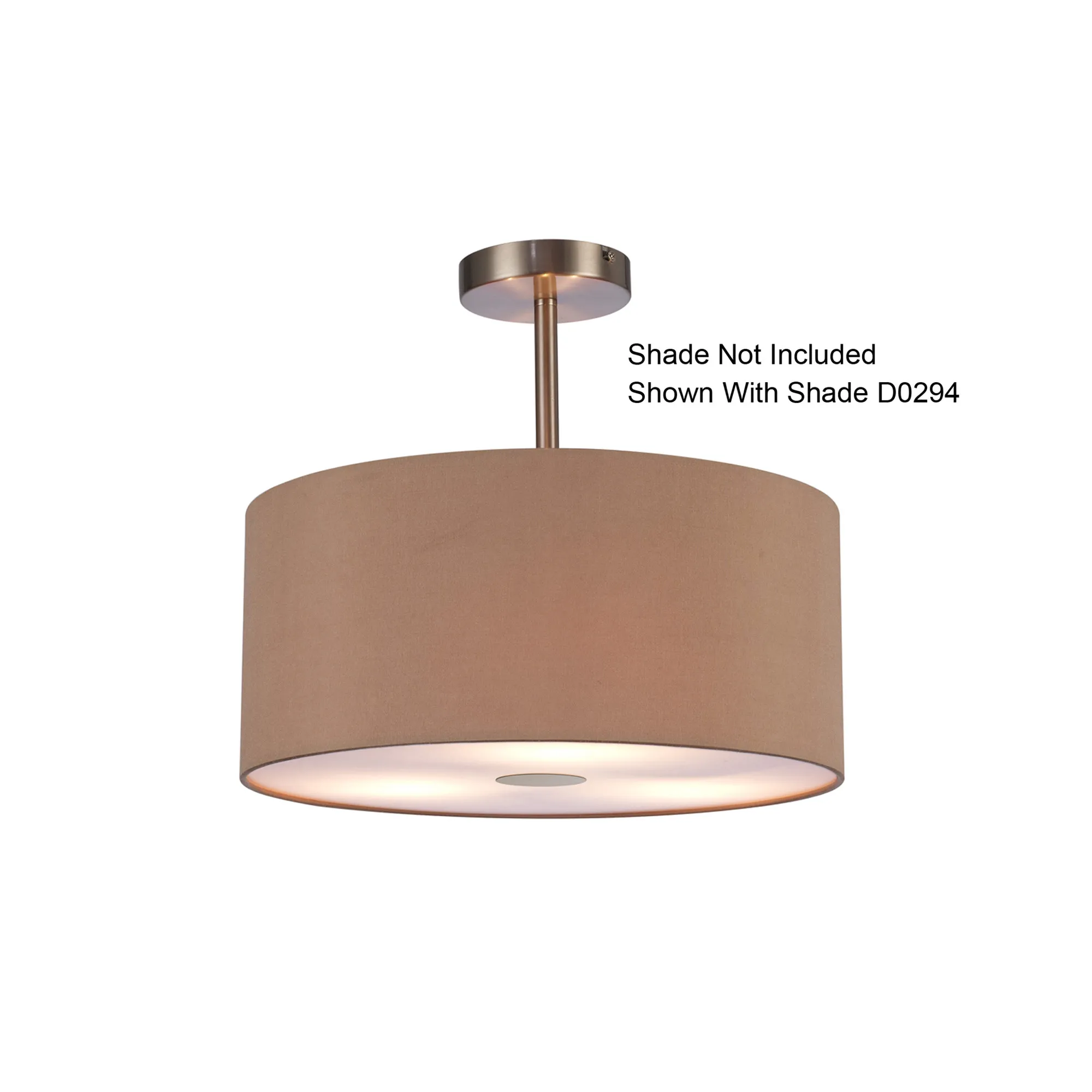 Baymont Semi Flush 3 Light Satin Nickel D0338  Deco Baymont SN